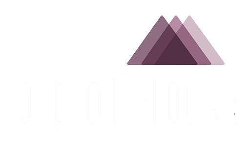 Odomo logo białe