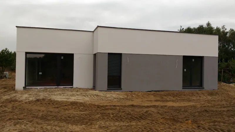 Niwy 120 m² – parterowy dom murowany z płaskim dachem 3