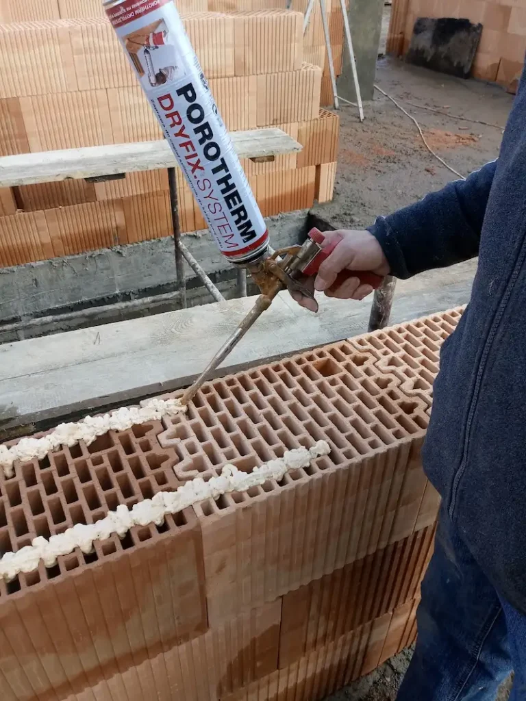 Ściany partery Porotherm