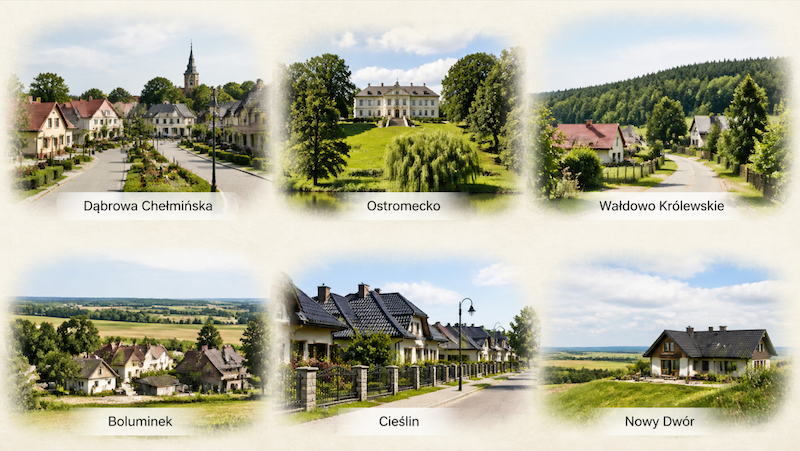 Miejscowości w gminie Dąbrowa Chełmińska