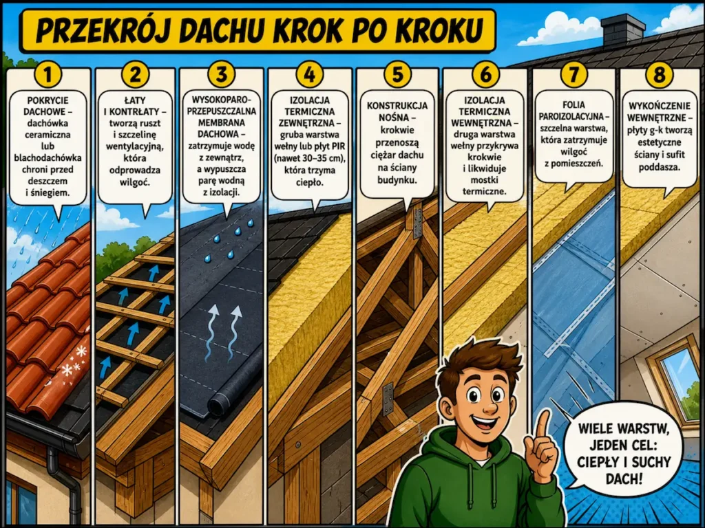 Przekrój Dachu Odomo.pl